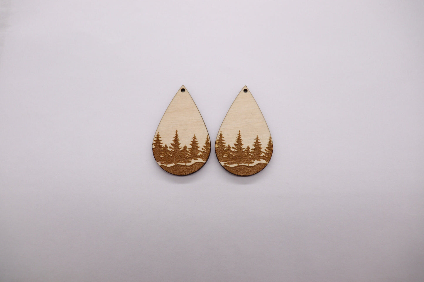 Forrest line teardrop blanks, earring blanks, DIY earrings