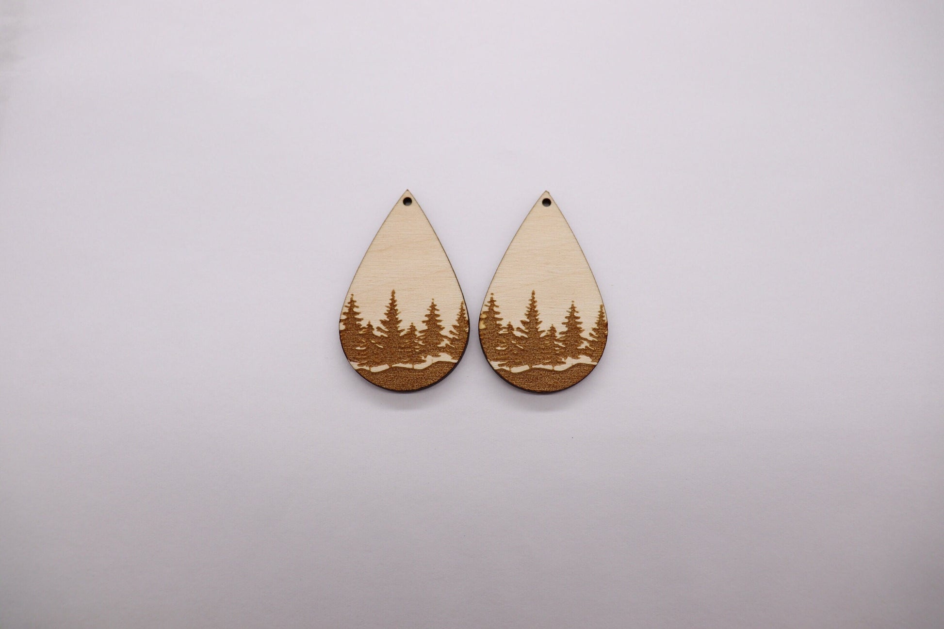 Forrest line teardrop blanks, earring blanks, DIY earrings