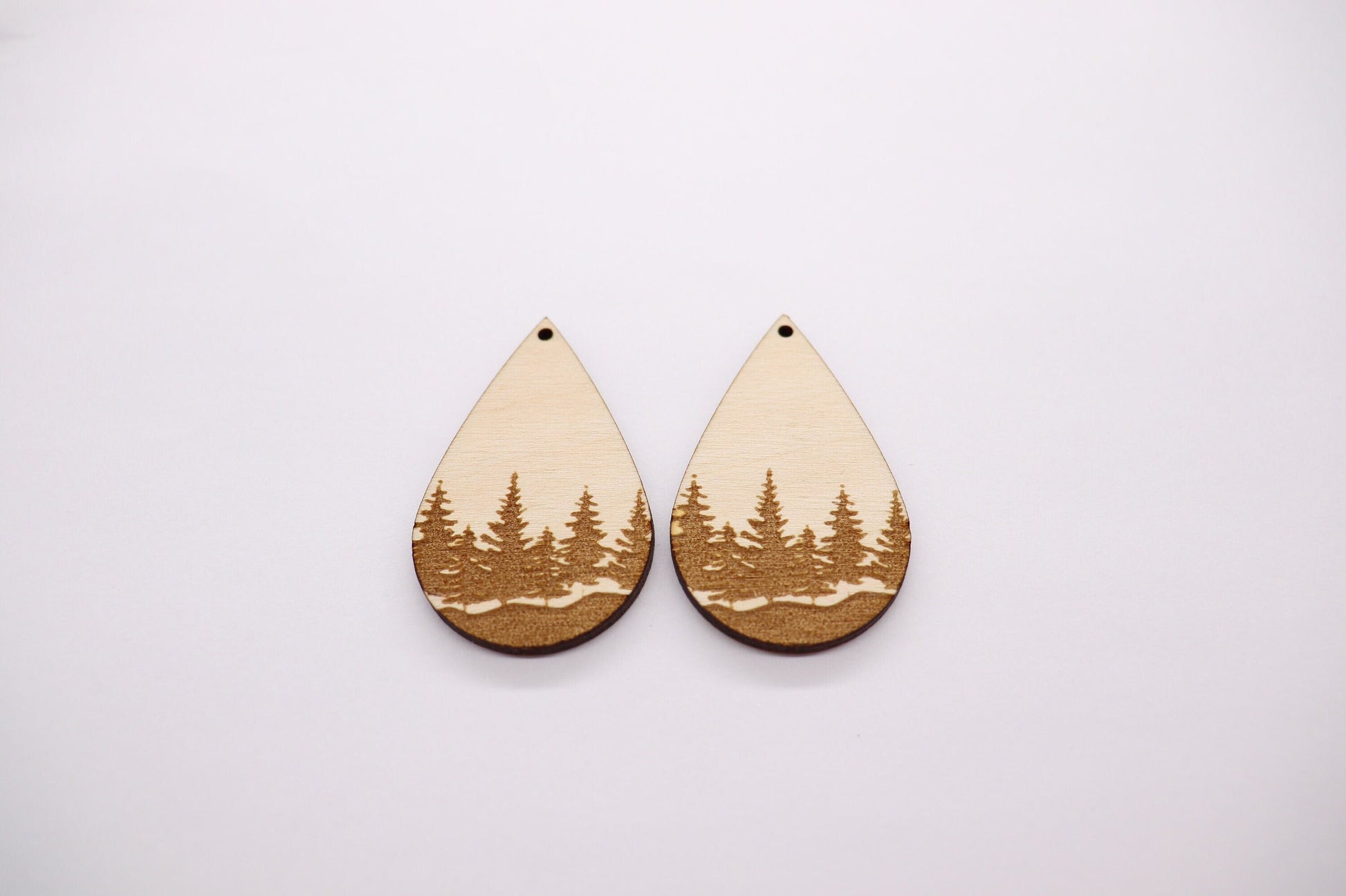 Forrest line teardrop blanks, earring blanks, DIY earrings