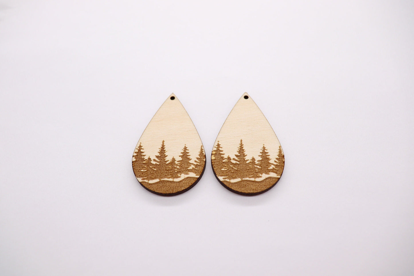 Forrest line teardrop blanks, earring blanks, DIY earrings