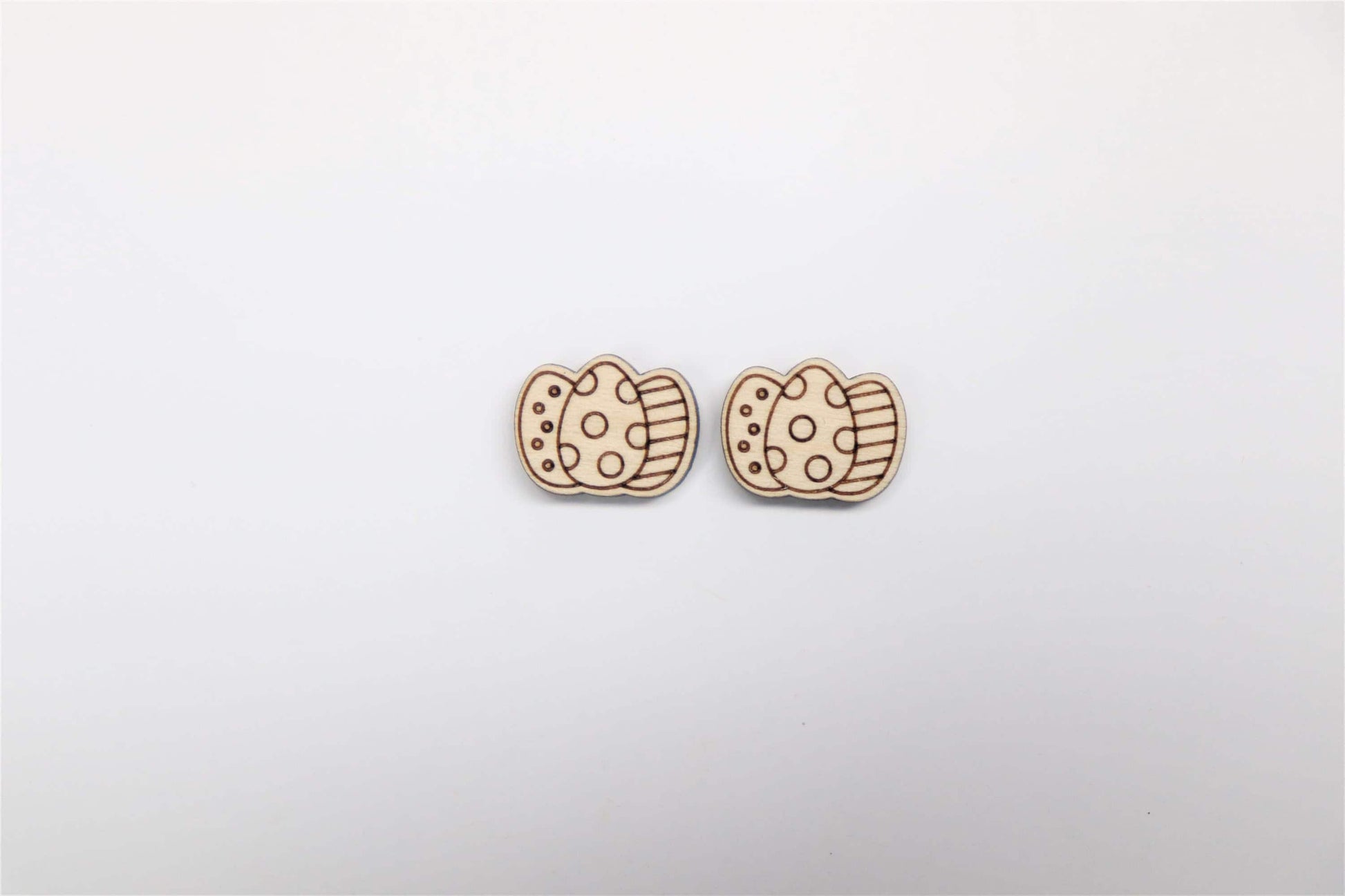 Easter stud blanks, earring blanks, wood cutouts