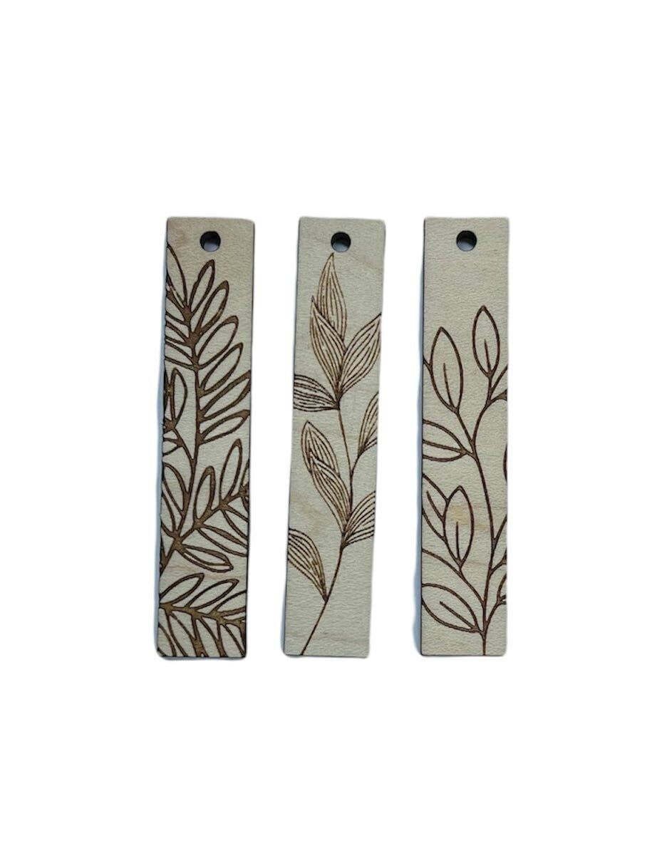 Leaf bar earring blanks