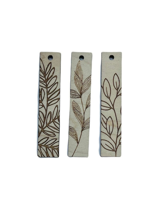 Leaf bar earring blanks