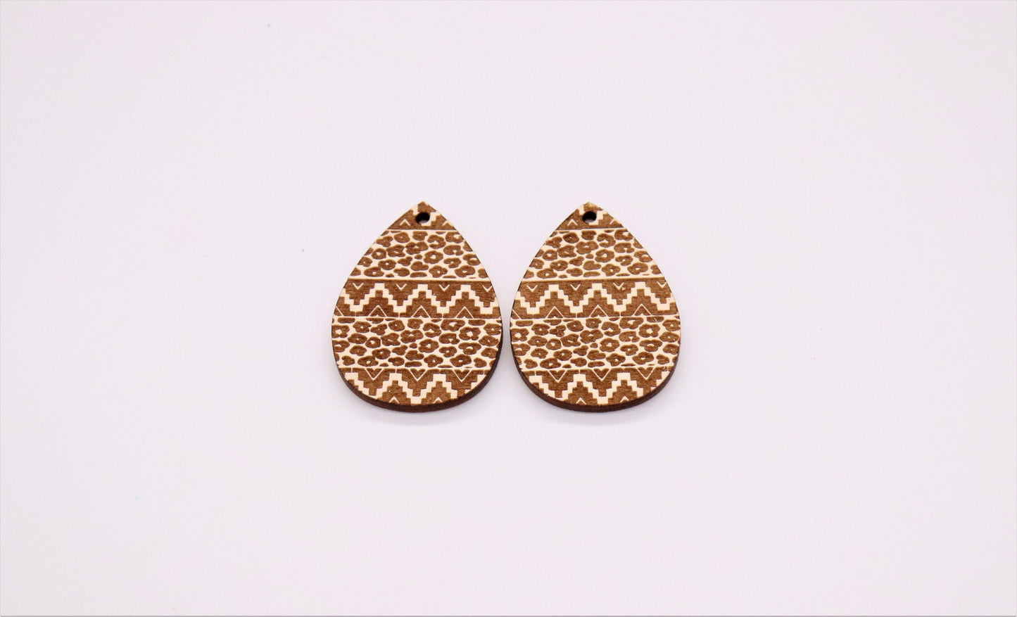 Teardrop wood earring blanks, earring blanks, wood blanks