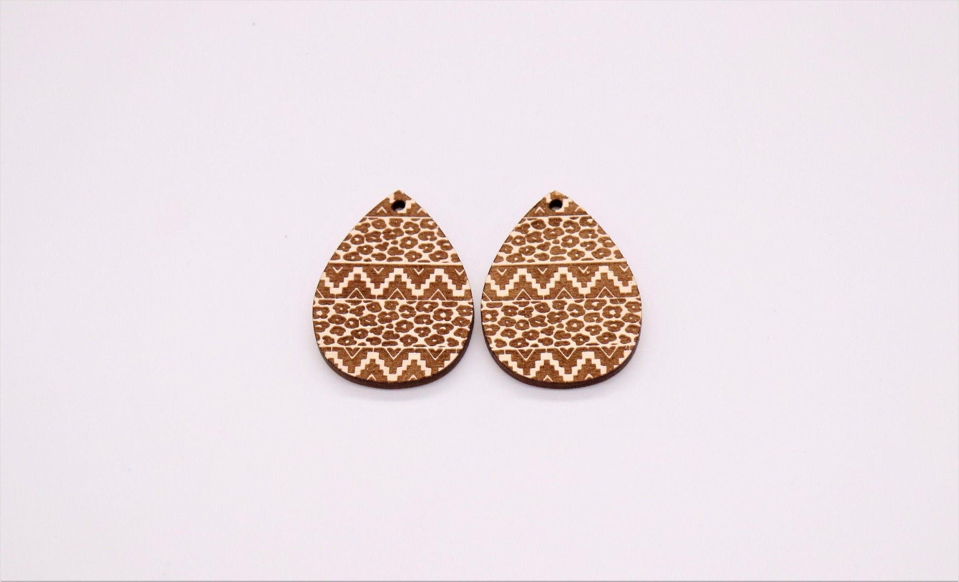 Teardrop wood earring blanks, earring blanks, wood blanks