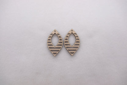 Wood earring blanks