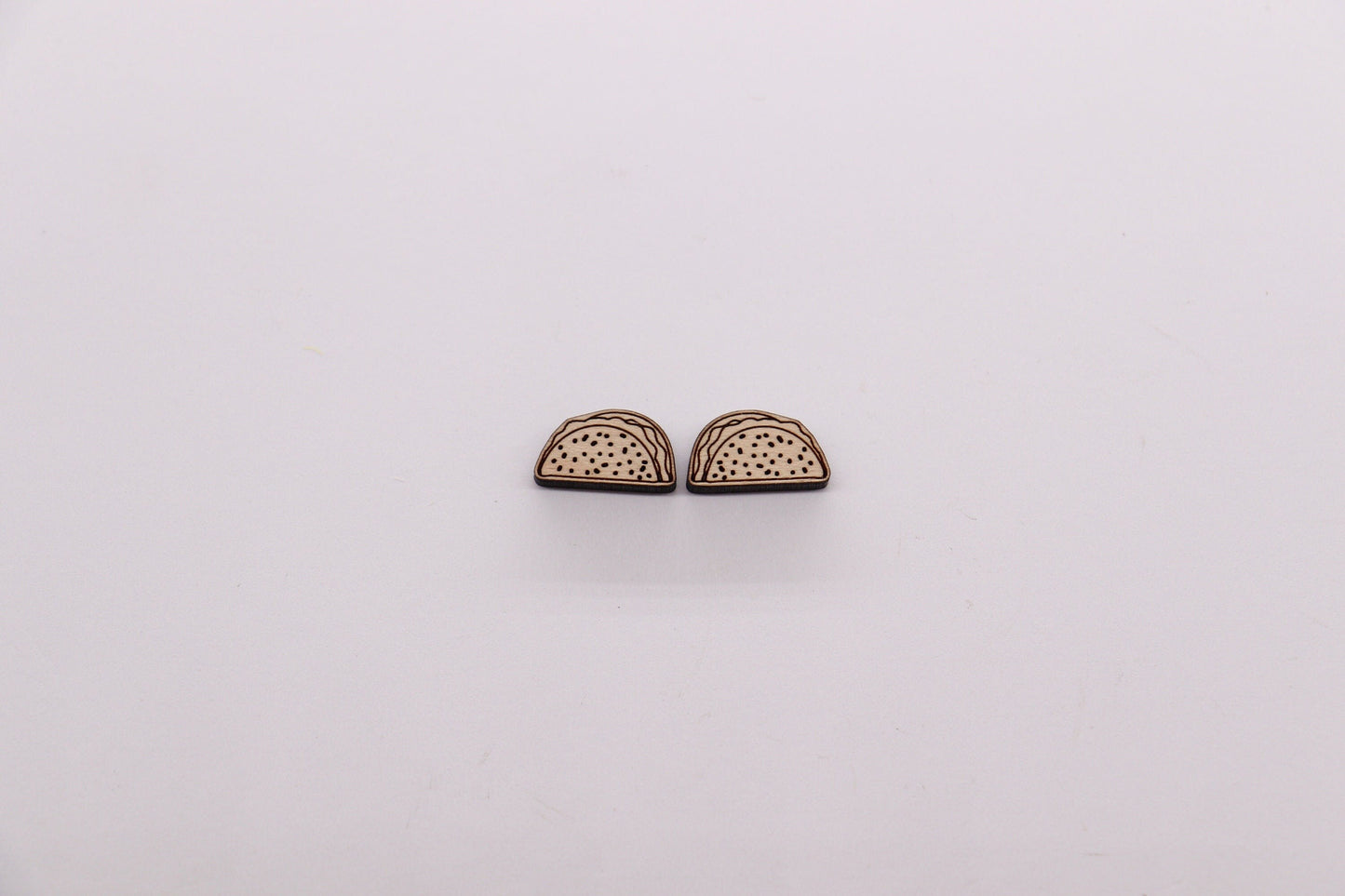 Taco stud blanks, wood cutouts, earring supplies