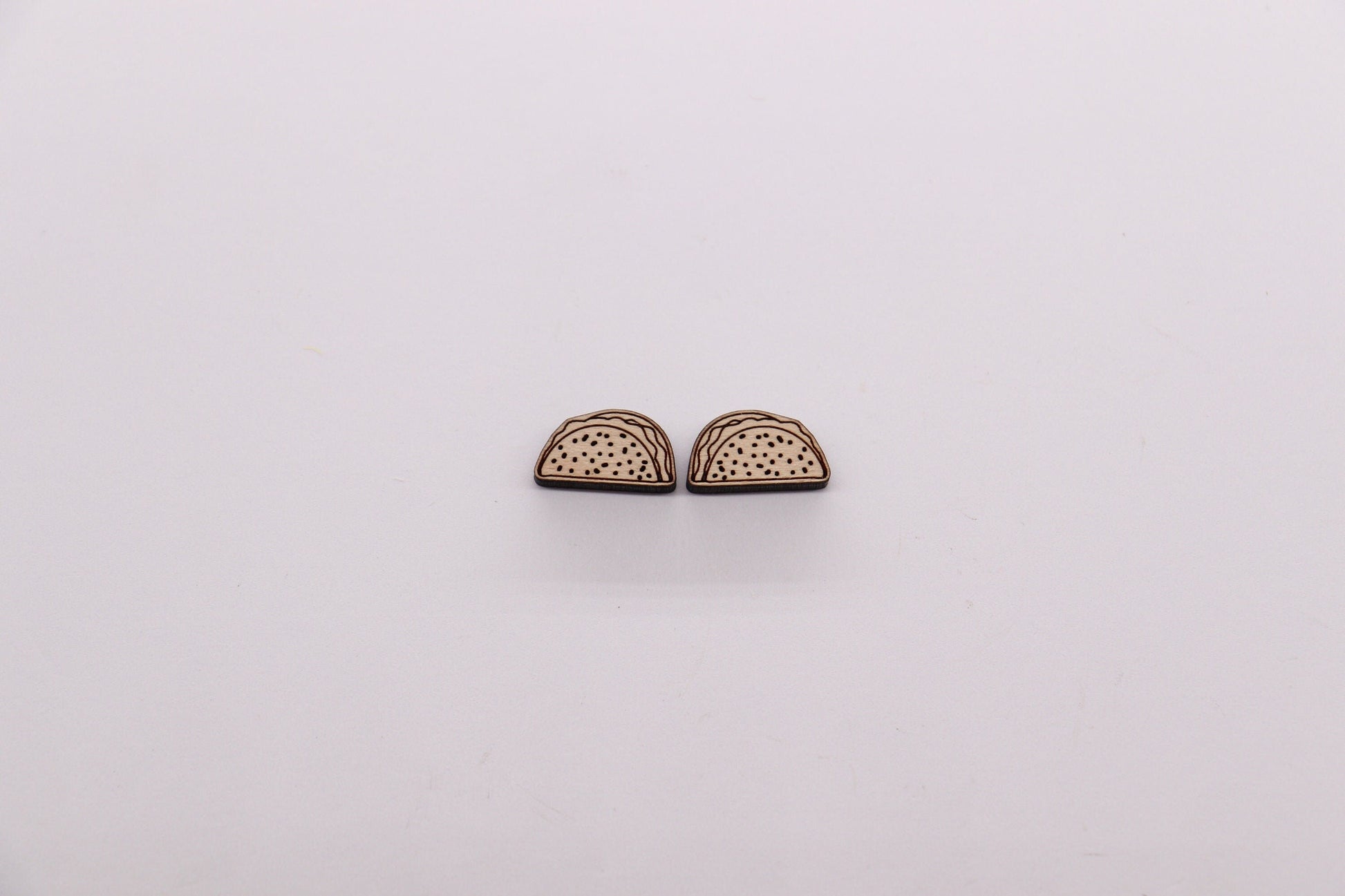 Taco stud blanks, wood cutouts, earring supplies