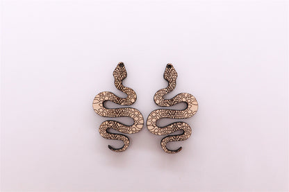 Snake wood earring blanks, earring making, earring blanks