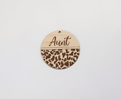 Aunt, mom round earring blanks, wood blanks