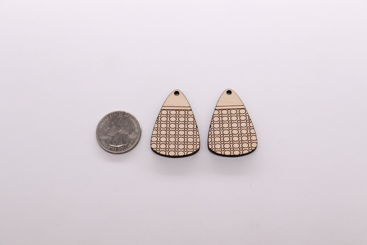 Wood earring blanks, DIY earrings