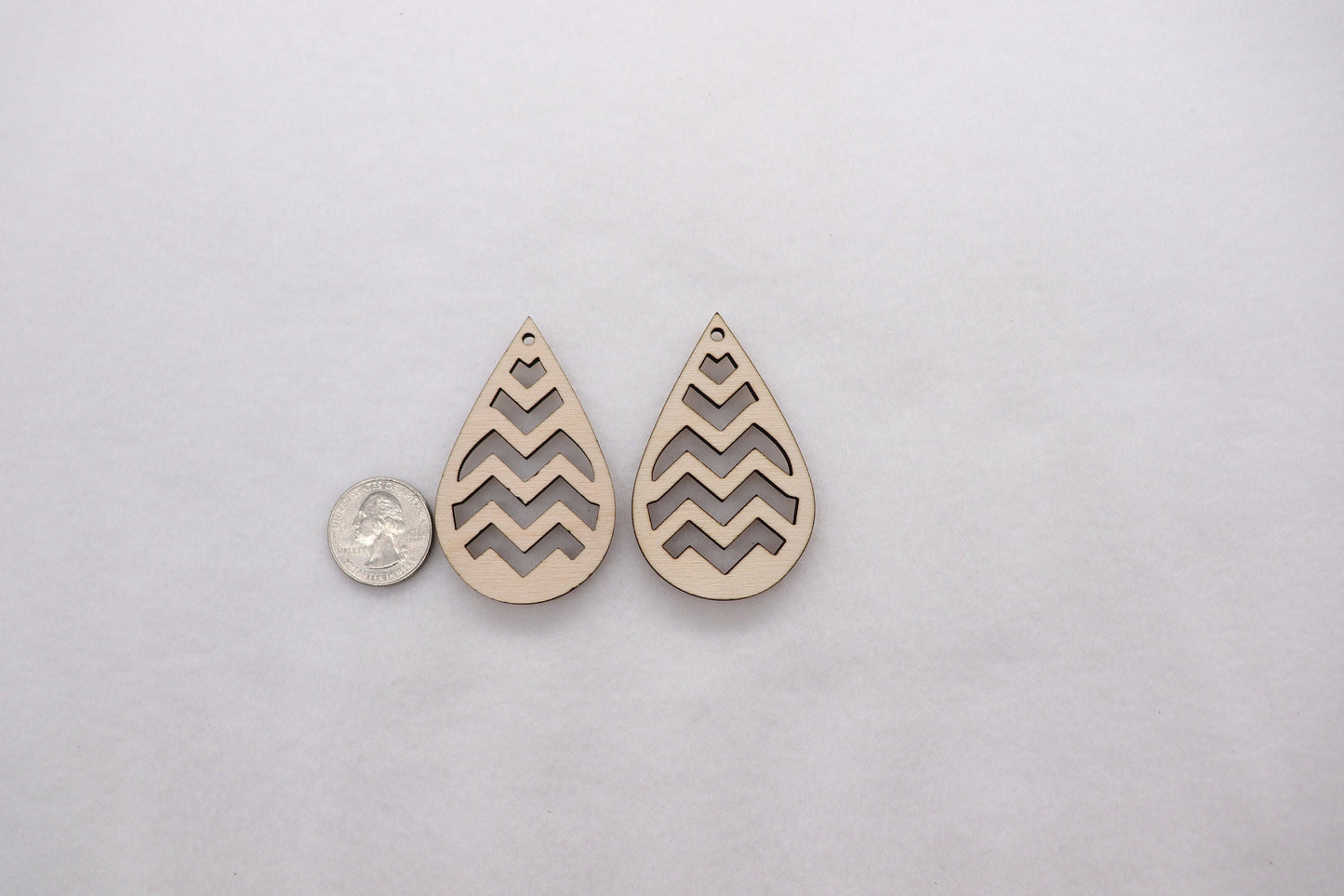 Teardrop wood earring blanks, earring blanks, wood teardrops