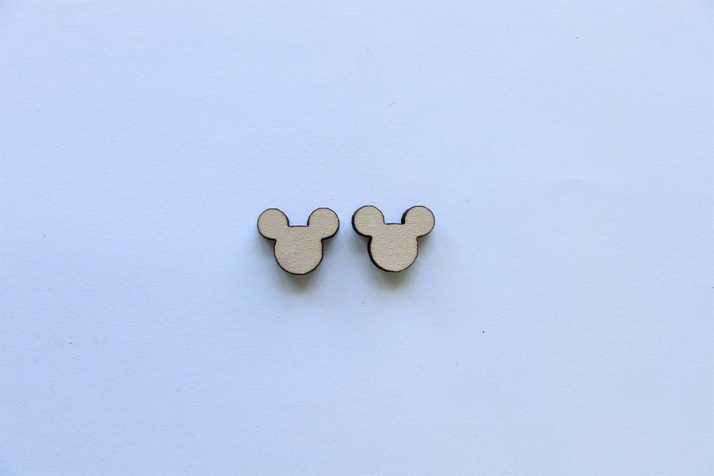 Mouse stud blanks, earring blanks, mouse cutouts