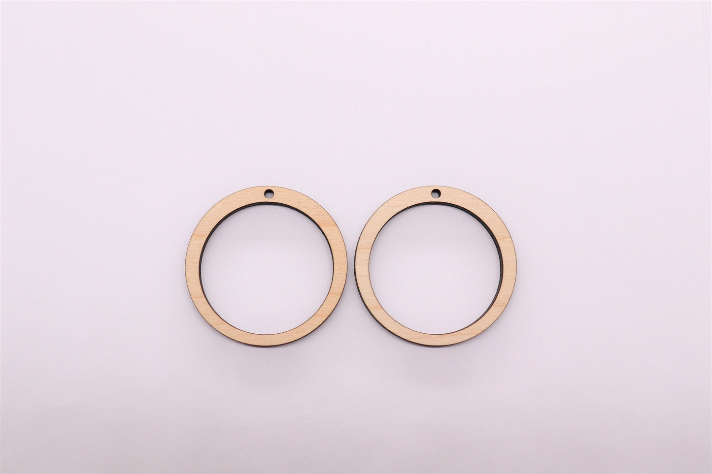 Plain round wood earring blanks, earring blanks, wood earrings