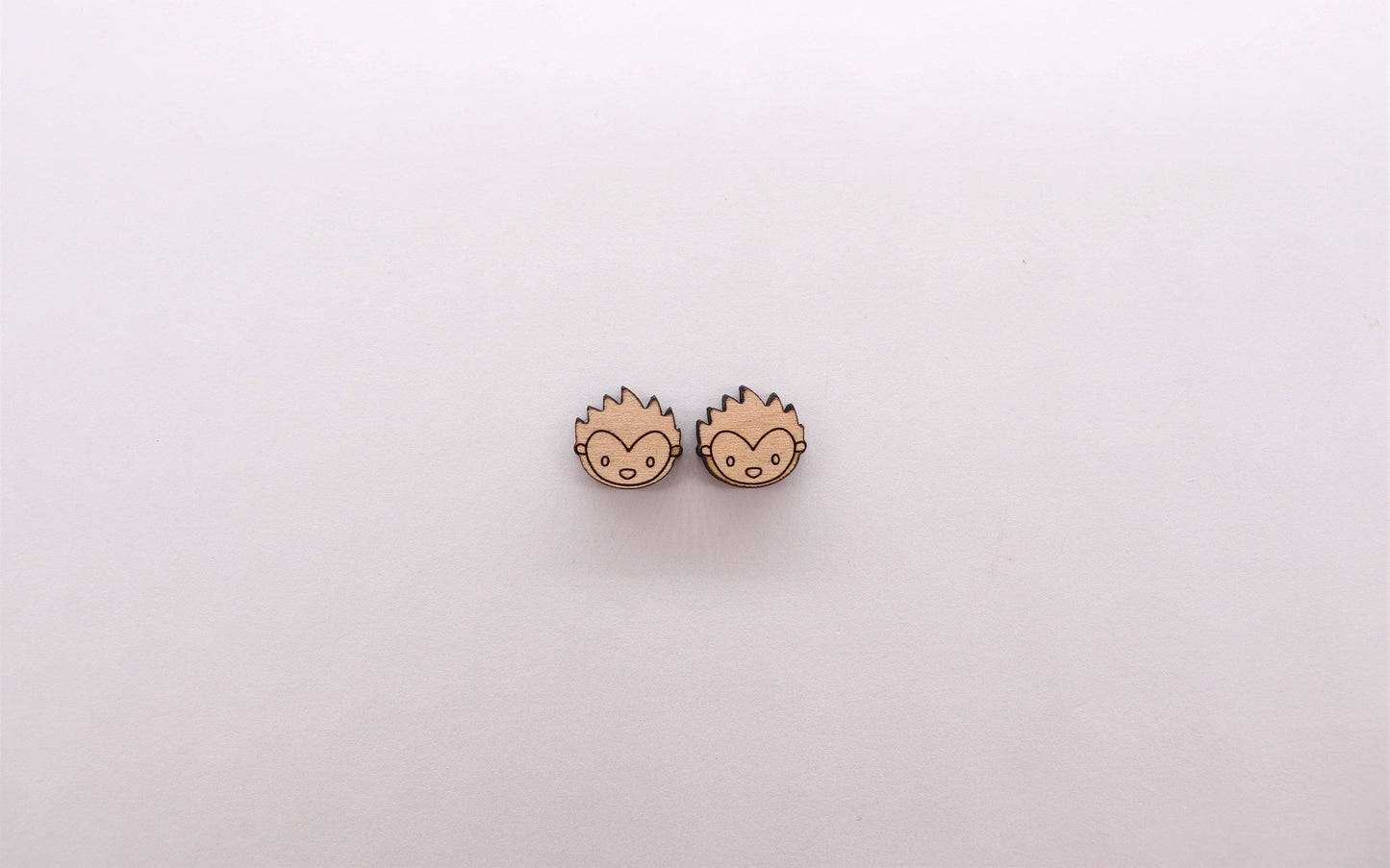 Woodland animal stud blanks, earring blanks, wood studs