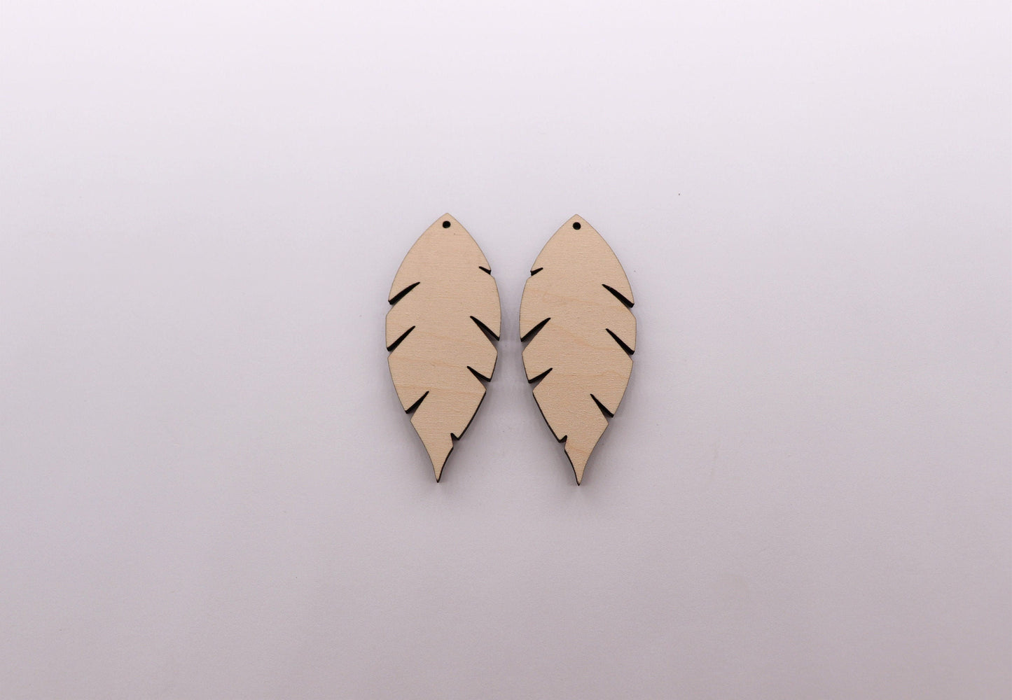 Feather blanks, wood cutouts, earring blanks