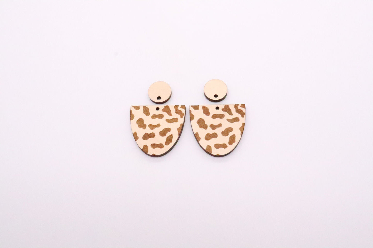 cow print, DIY earrings, blanks, sold per set