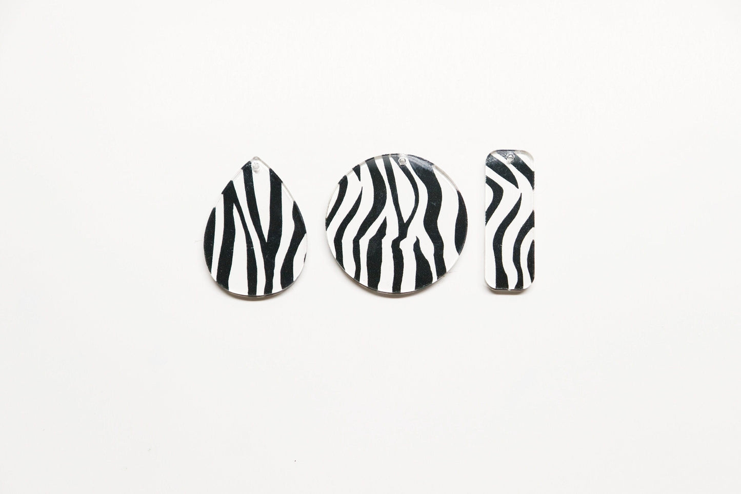 Acrylic Zebra printblanks,