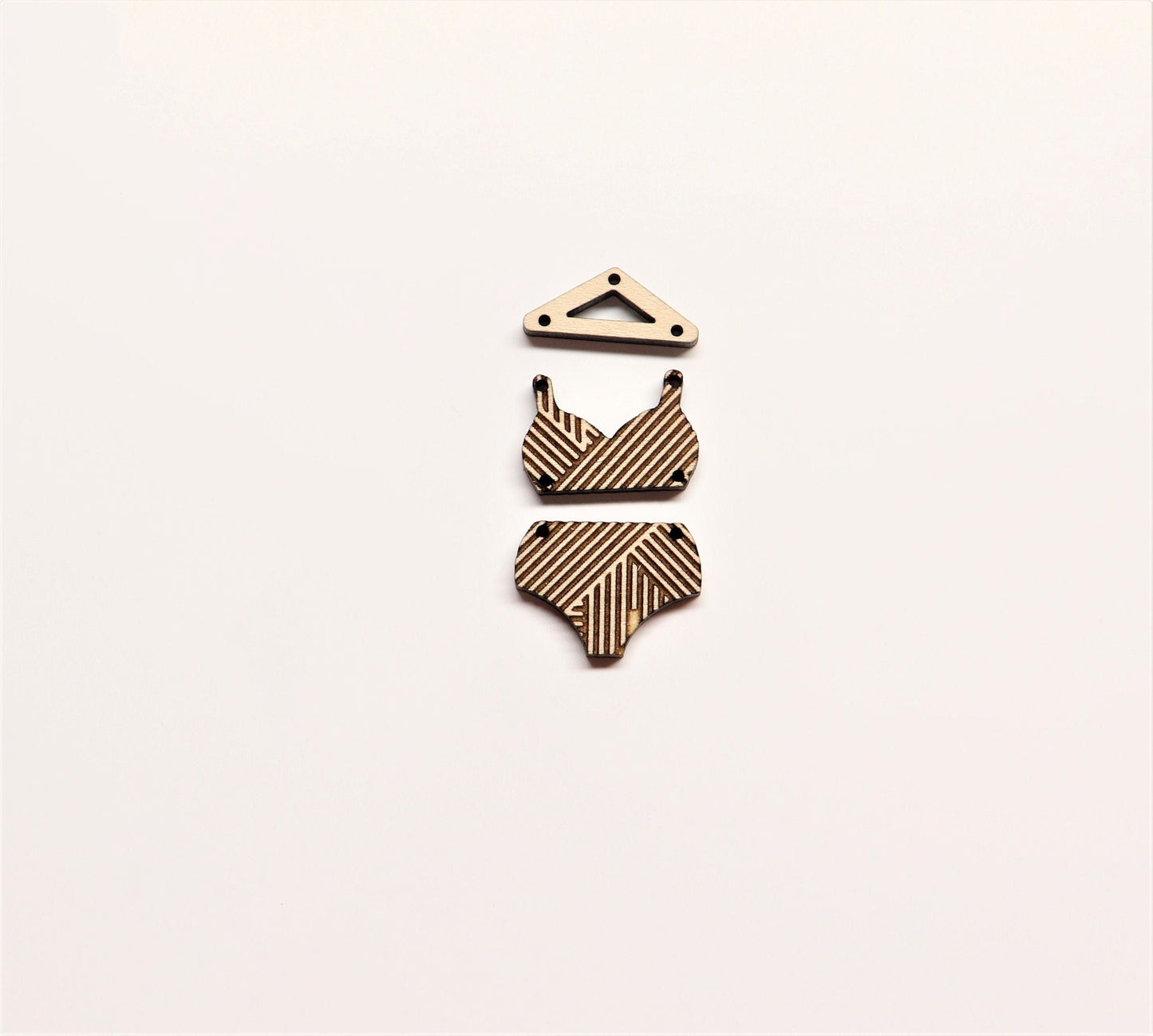 Wood blanks, summer earrings, wood cutouts