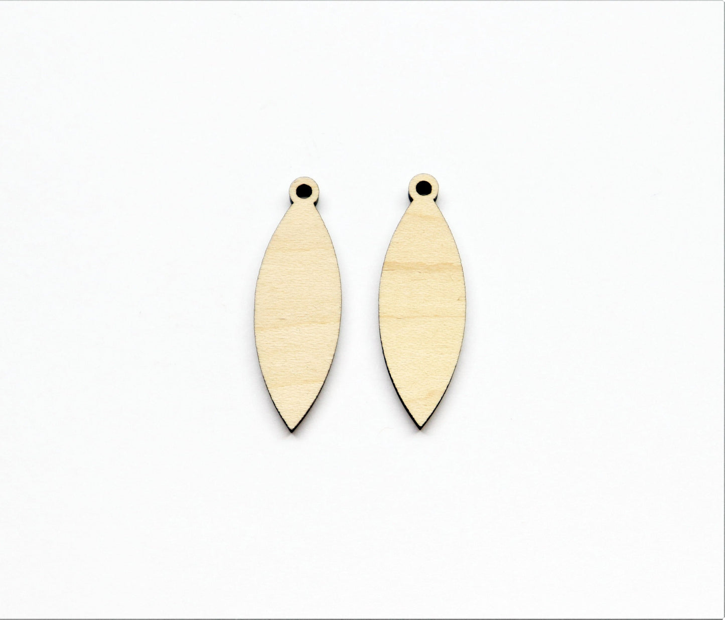 Plain earring blanks, wood earrings, earring blanks