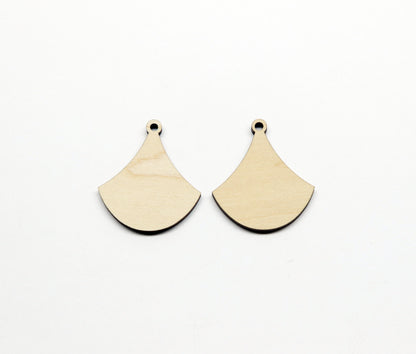 Plain earring blanks, wood earrings, earring blanks