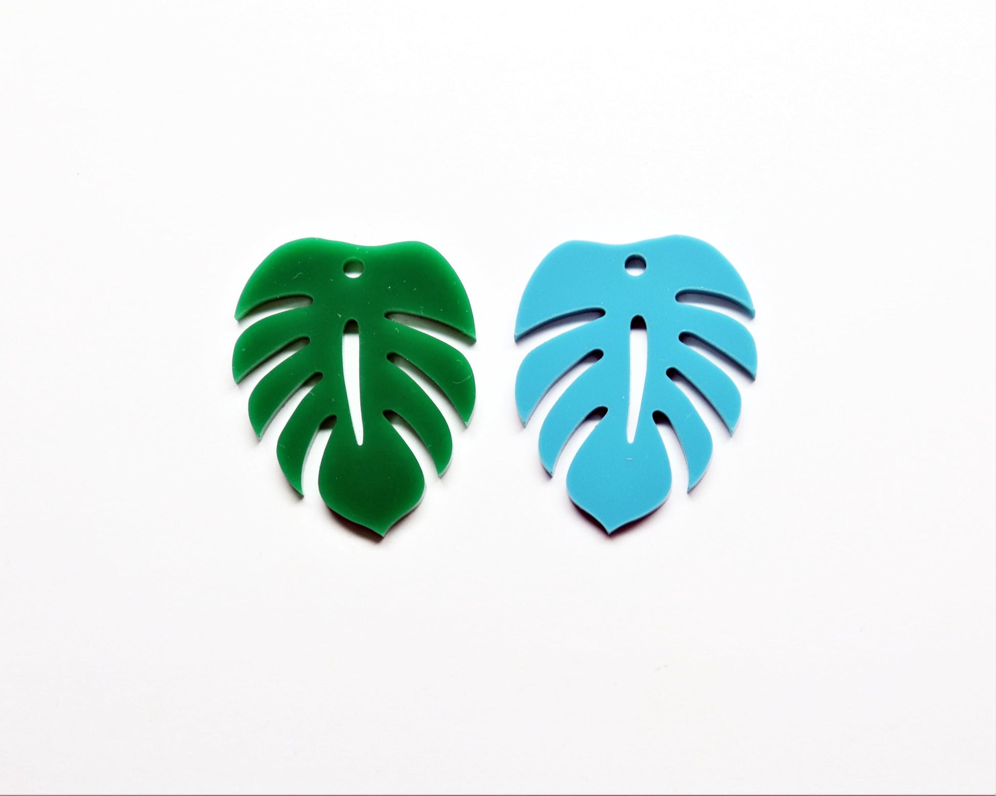 Acrylic earring blanks, Monstera leaf cutouts, acrylic cutouts, acrylic earrings