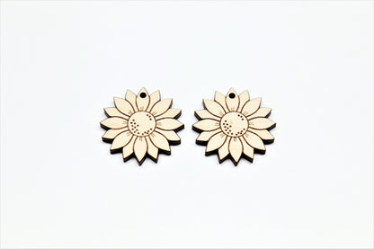 Flower earring blanks, earring making, earring blanks