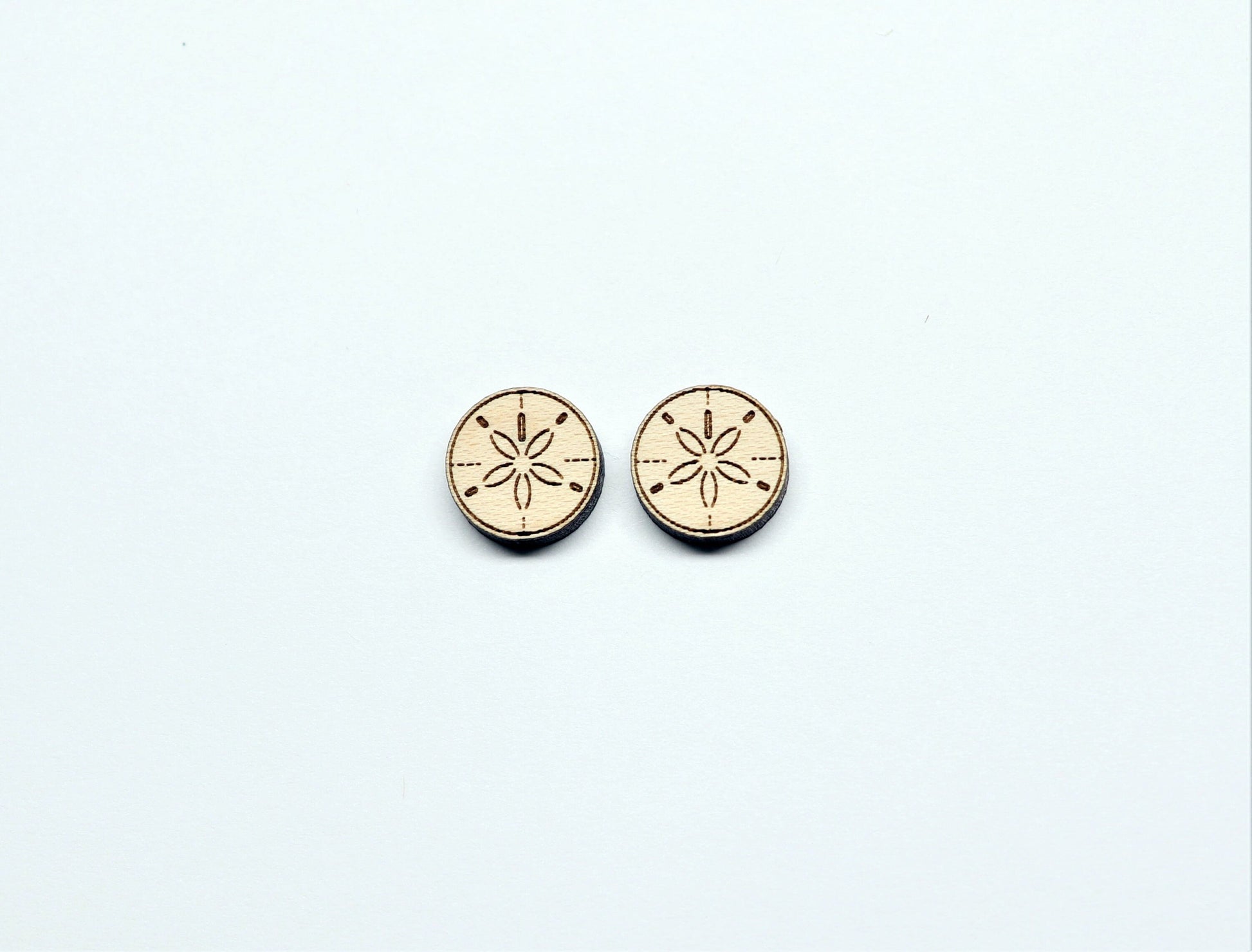 Wood earrings, wood studs, earring blanks