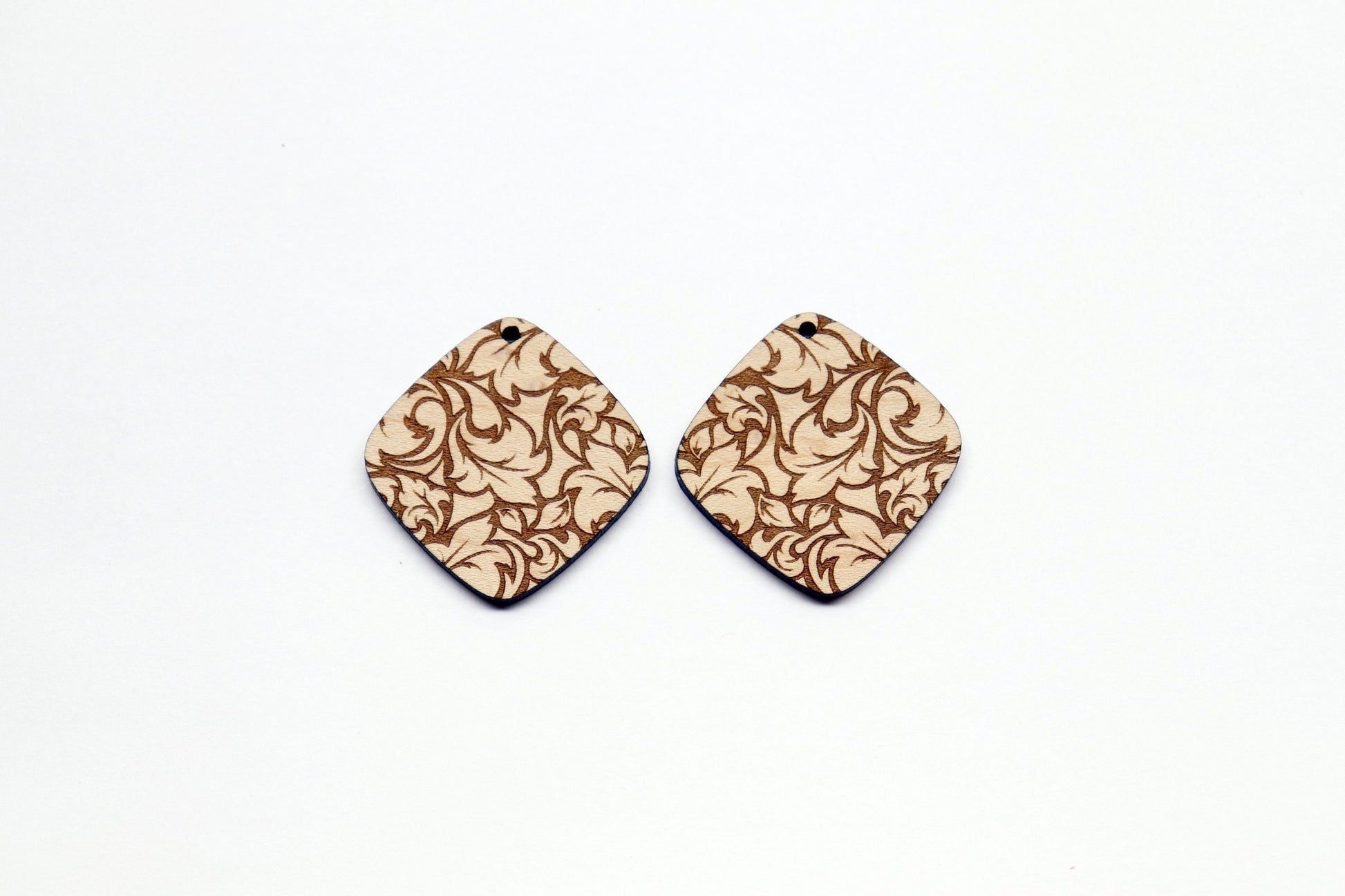 Wood earring blanks, DIY earrings, earring blanks, sold per set