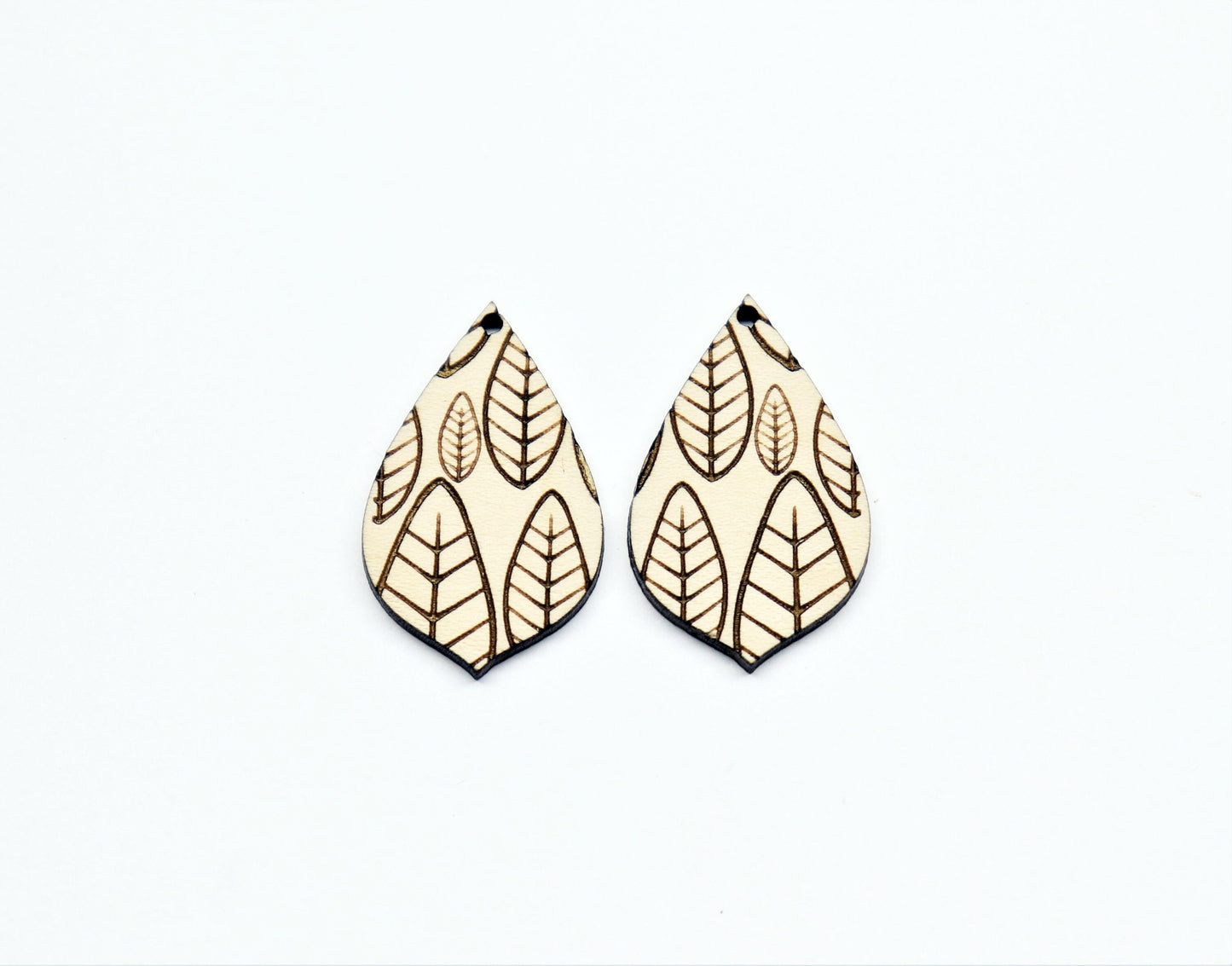 Leaf earrings, DIY earrings, earring blanks, sold per set