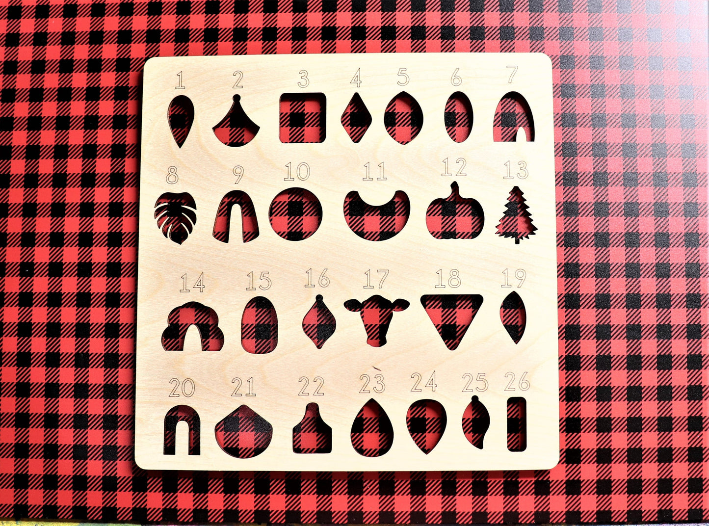 Red plaid acrylic, Acrylic blanks, Acrylic cutouts, acrylic blanks