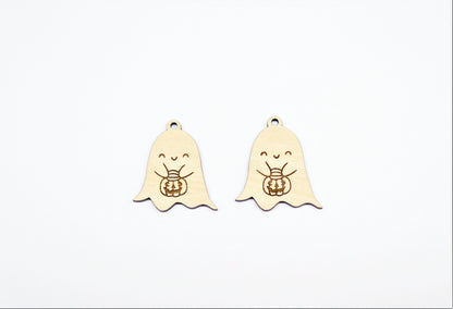 Halloween earring blanks, earring blanks, wood cutouts