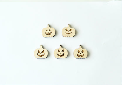 Pumpkin earring blanks, wood blanks