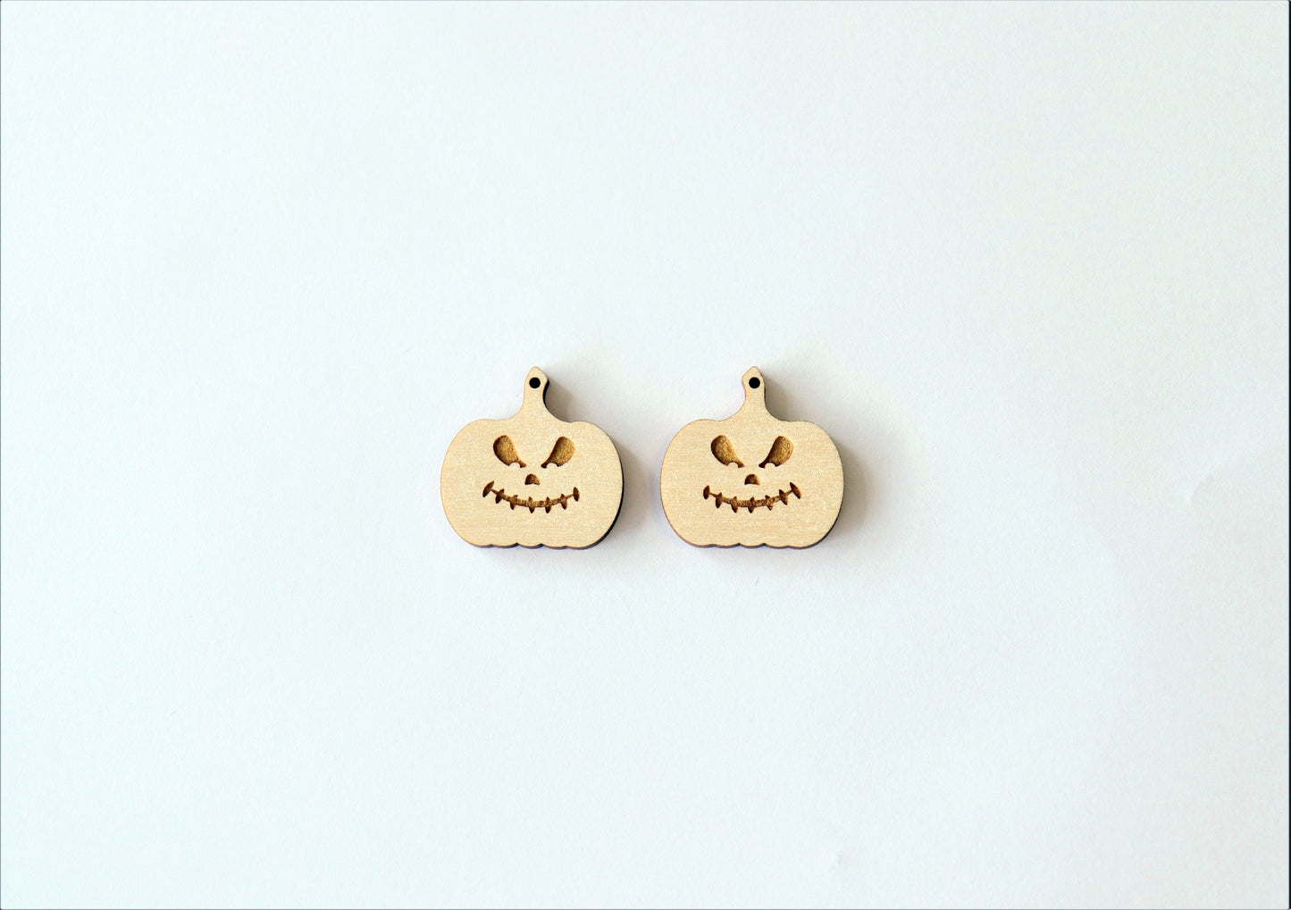 Pumpkin earring blanks, wood blanks