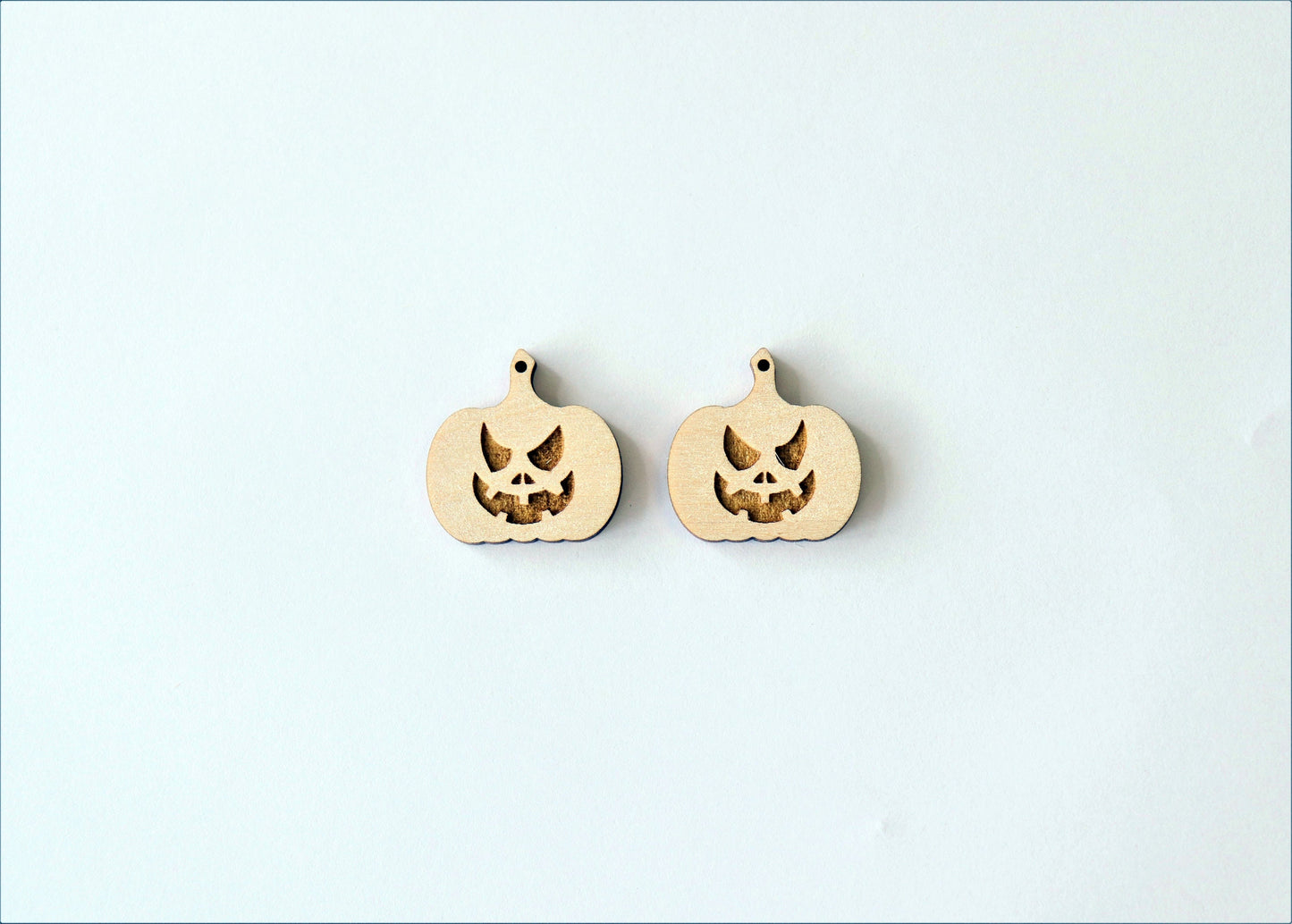 Pumpkin earring blanks, wood blanks