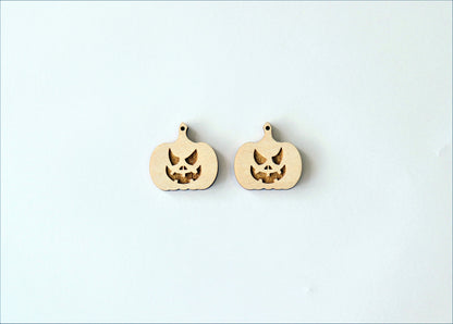 Pumpkin earring blanks, wood blanks