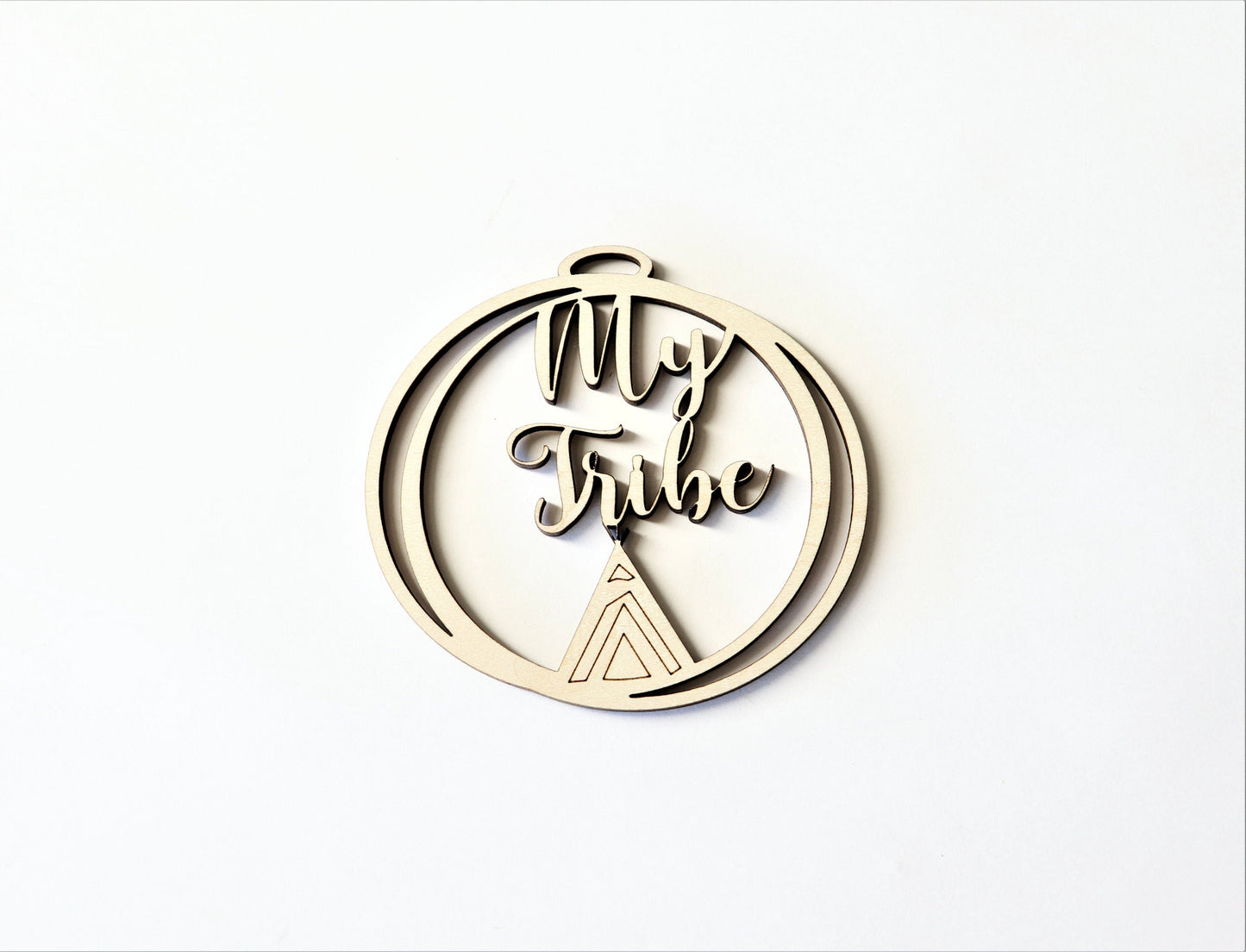 My tribe Car charm blank,  wood blanks, wood cutouts