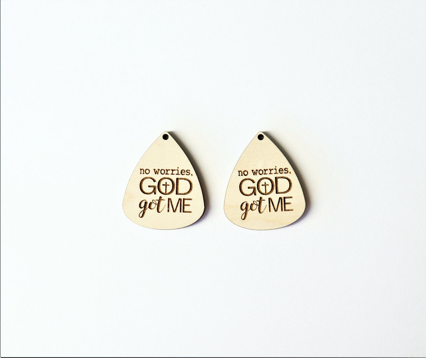 Teardrop blanks, Religious earring blanks