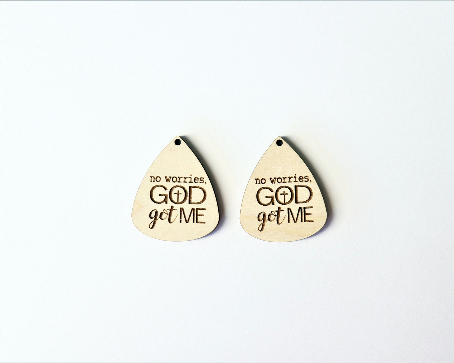 Teardrop blanks, Religious earring blanks