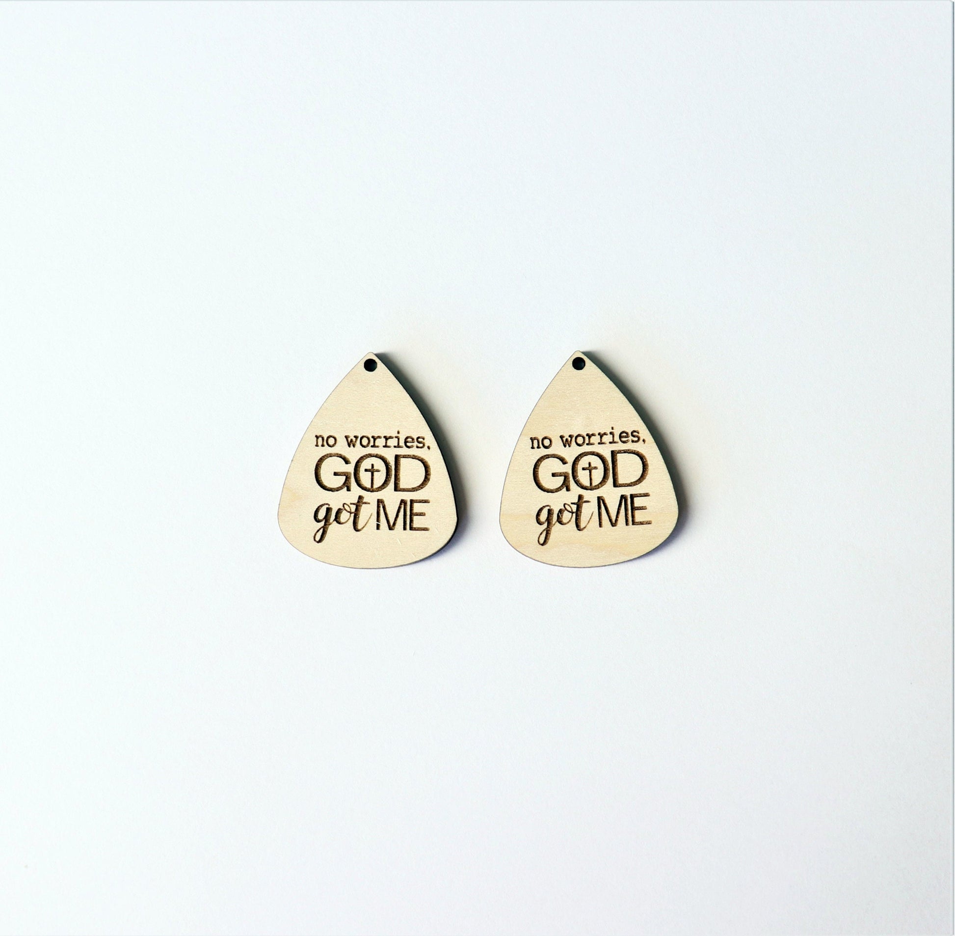 Teardrop blanks, Religious earring blanks