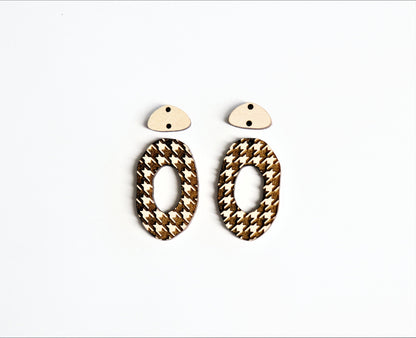 2 Piece earring blanks, DIY earrings, blanks, sold per set