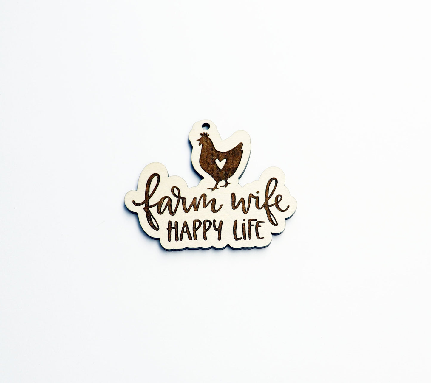 Keychain blanks, Farm life keychain, chicken keychain