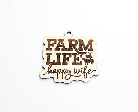 Keychain blanks, Farm life keychain, chicken keychain