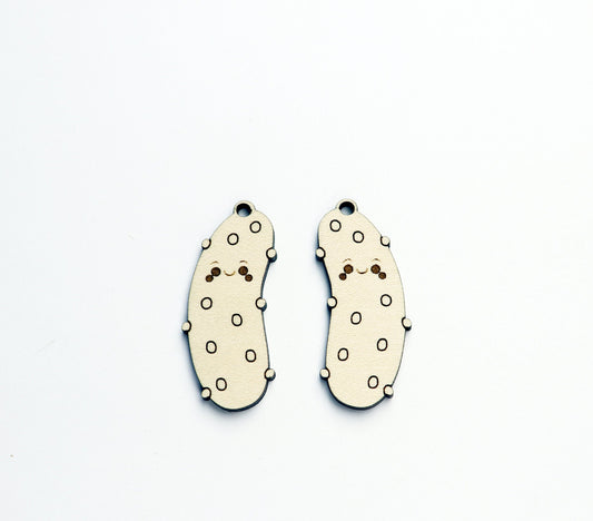 Pickle earrings, DIY earrings, earring blanks, sold per set