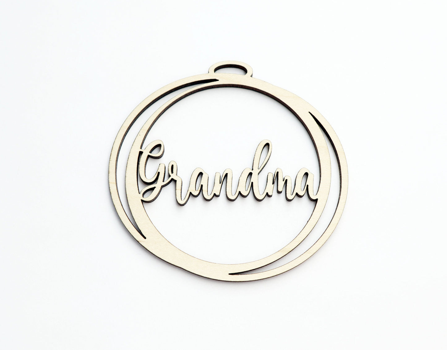 Grandma car charm blank,  wood blanks, wood cutouts