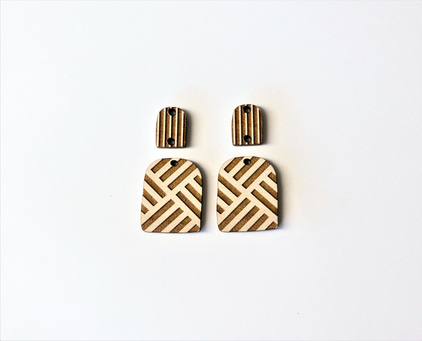 DIY Earrings, Wood earring blanks, earring blanks, sold per set