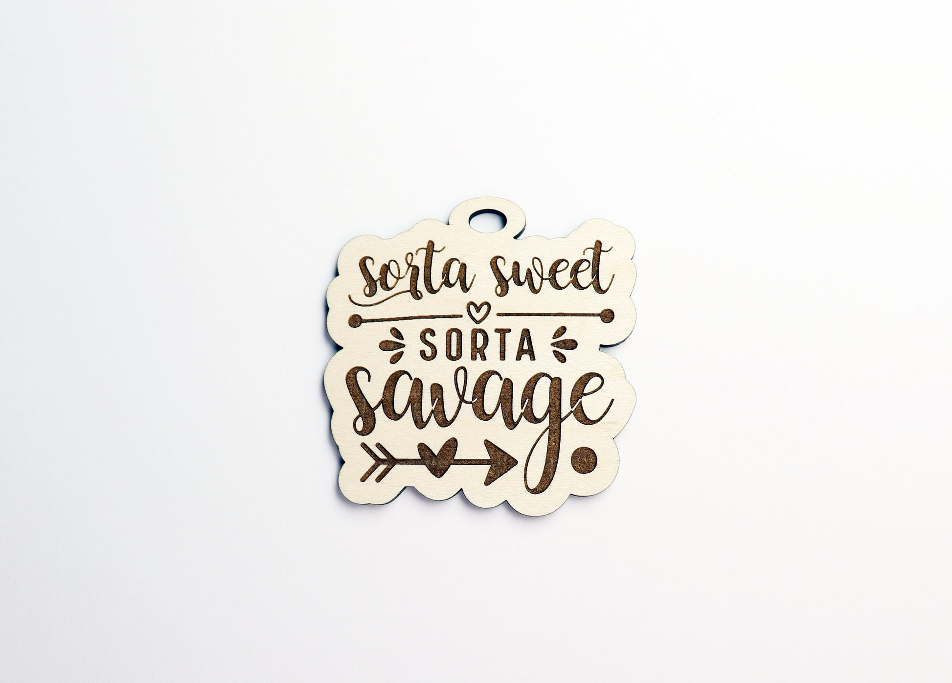 Savage Car charm blank,  wood blanks, wood cutouts