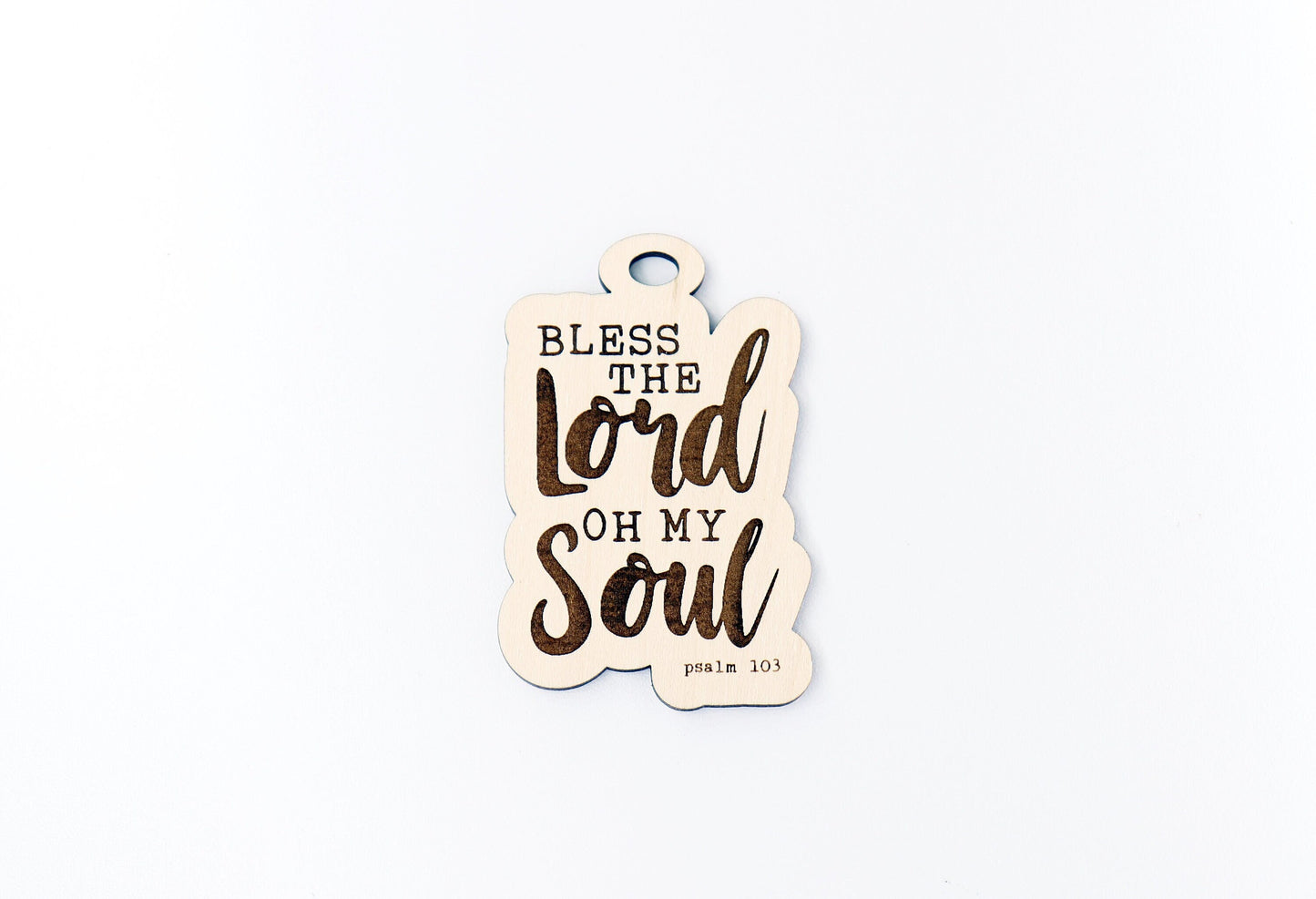 Bless charm blank,  wood blanks, wood cutouts