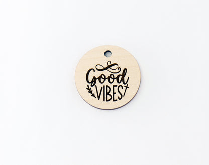 Bracelet blanks, good vibes bracelet charm, wood blanks, DIY wristlets