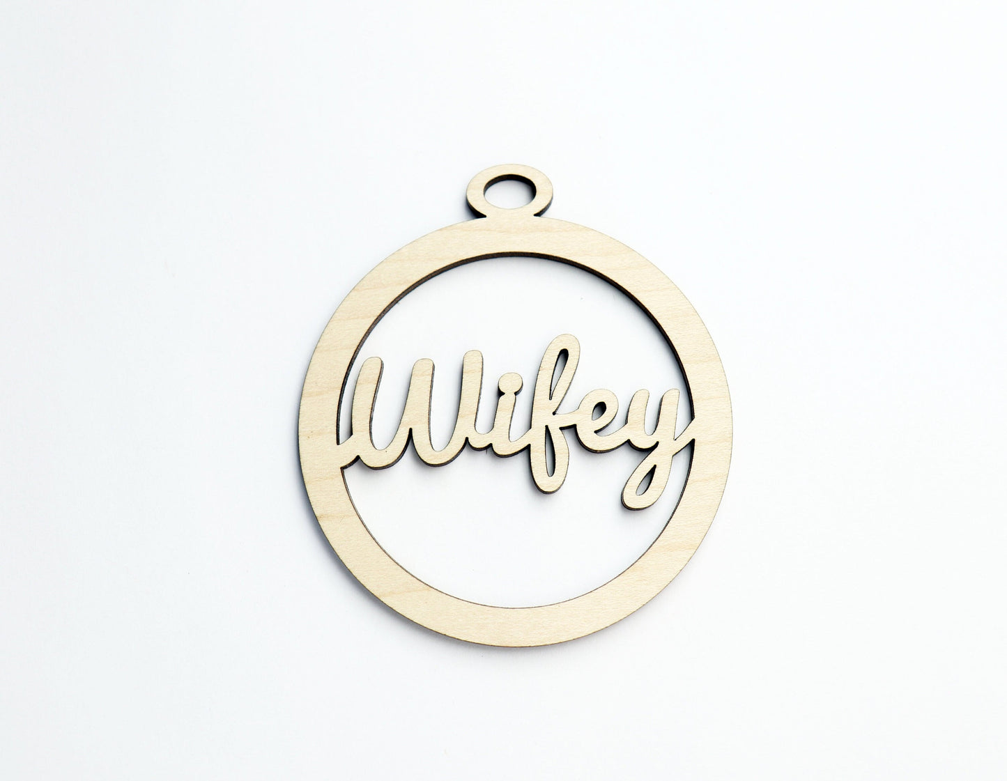 Wifey car charm blank,  wood blanks, wood cutouts, wifey charm